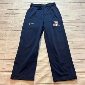 Nike Therma Fit University of Arizona Track Pants Sweats Blue Youth Boys Size S